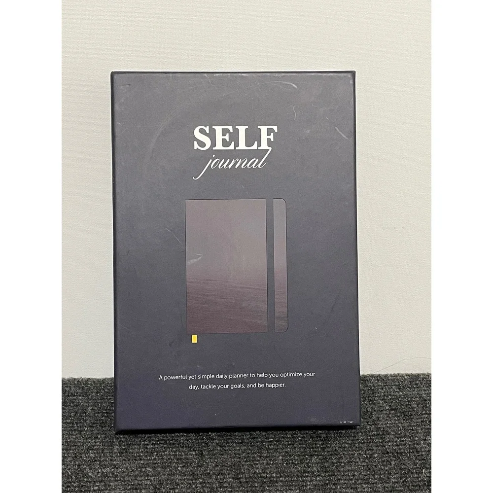 BestSelf Co SELF Journal Daily Planner Charcoal Gray Undated 13 Week‎ tracker